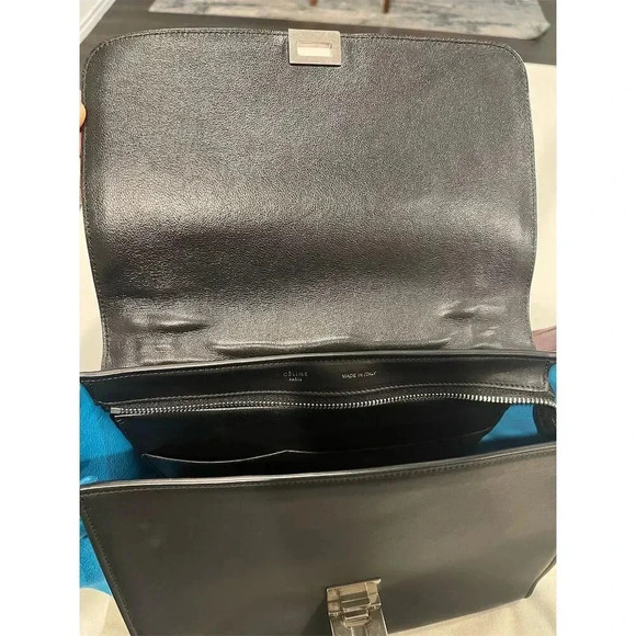 Celine Medium Trapeze Bag Tri-Color Top Handle with Dust Bag - Picture 6 of 13